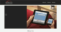 Desktop Screenshot of fidelitytechsolutions.com