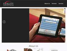 Tablet Screenshot of fidelitytechsolutions.com